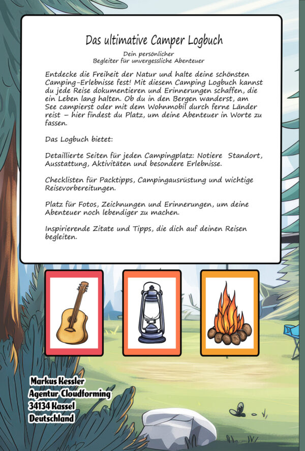 Das ultimative Camper Logbuch  (KDP Adult Vorlage) – Bild 3